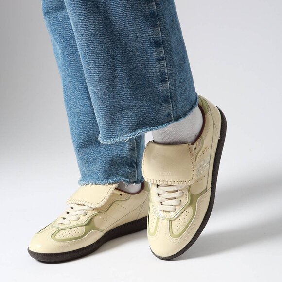 New ALOHAS Tb.490 Sneakers in Club Onix Cream leather bowling size 8 8.5 EU 39 - Picture 2 of 12